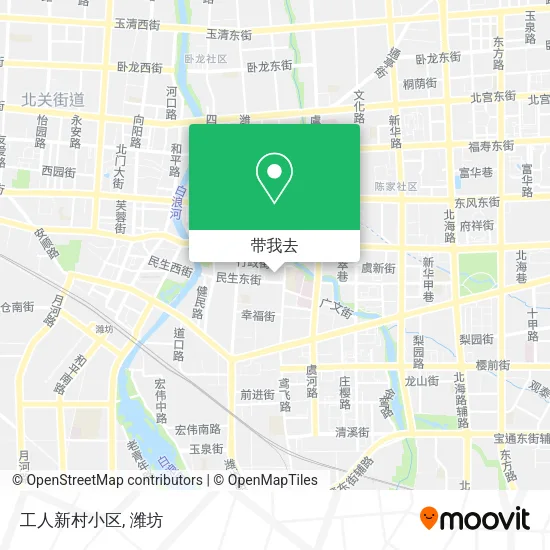 工人新村小区地图