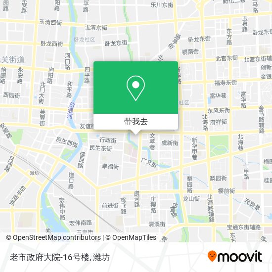 老市政府大院-16号楼地图