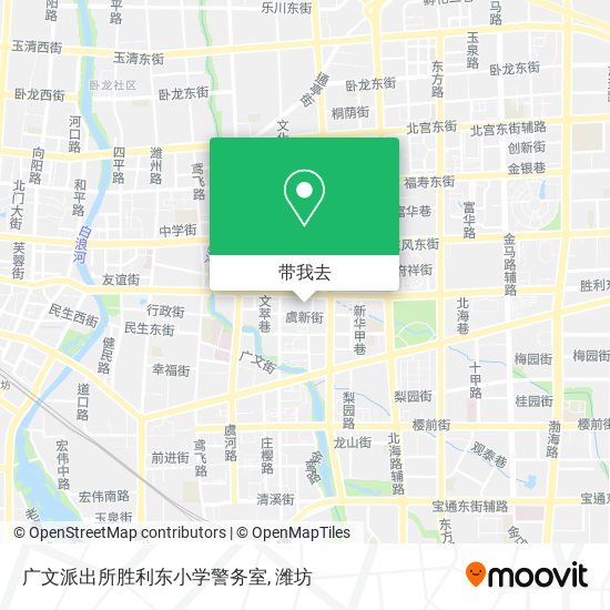广文派出所胜利东小学警务室地图