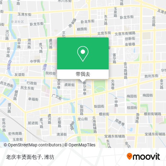老庆丰烫面包子地图