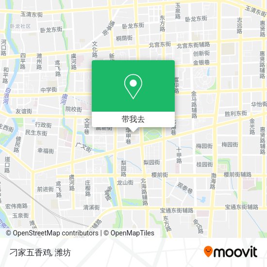 刁家五香鸡地图