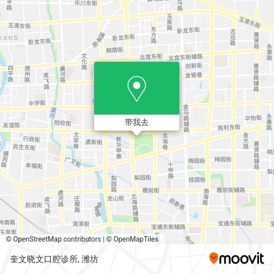 奎文晓文口腔诊所地图