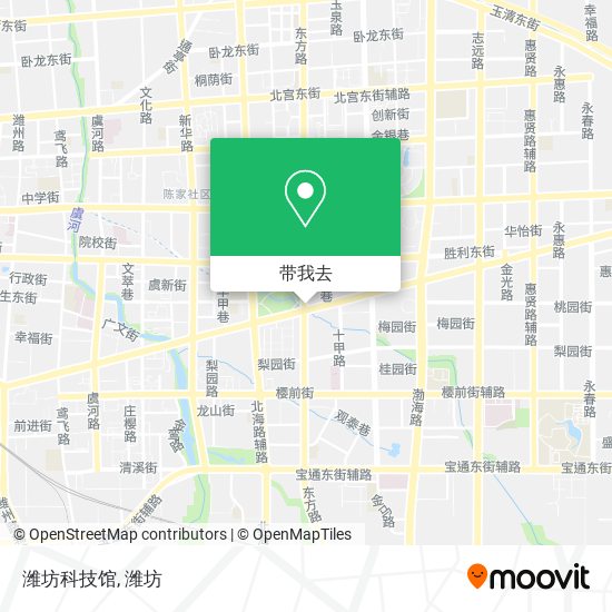 潍坊科技馆地图