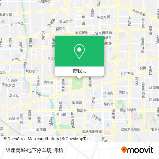 银座商城-地下停车场地图