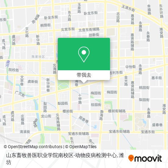 山东畜牧兽医职业学院南校区-动物疫病检测中心地图