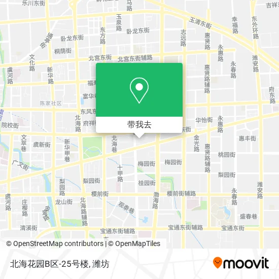 北海花园B区-25号楼地图