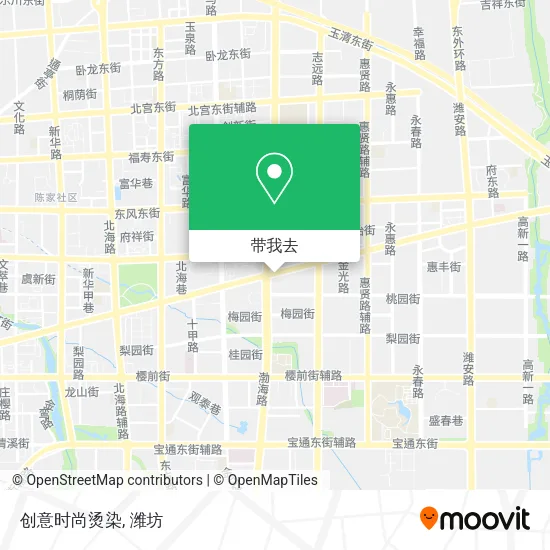 创意时尚烫染地图
