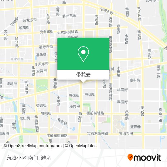 康城小区-南门地图