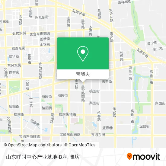 山东呼叫中心产业基地-B座地图
