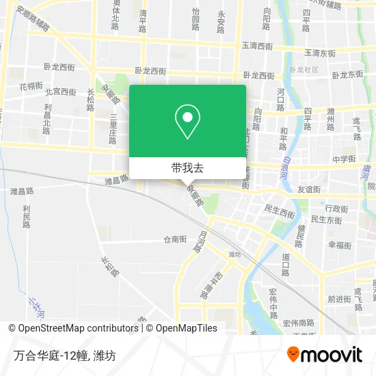 万合华庭-12幢地图