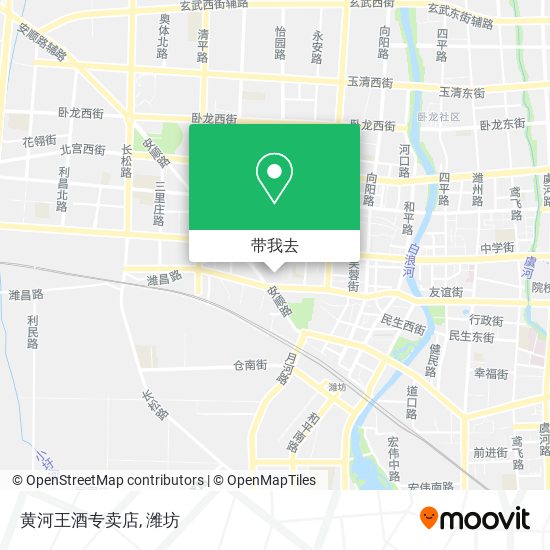 黄河王酒专卖店地图