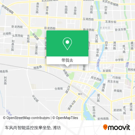 车风尚智能温控按摩坐垫地图