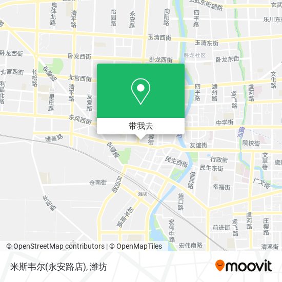 米斯韦尔(永安路店)地图