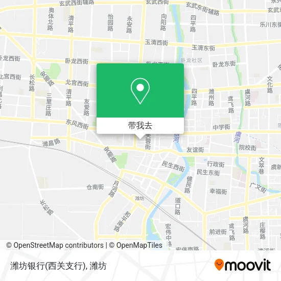 潍坊银行(西关支行)地图