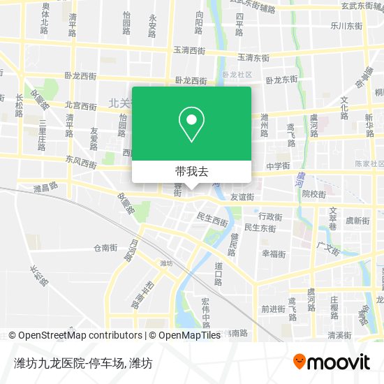 潍坊九龙医院-停车场地图
