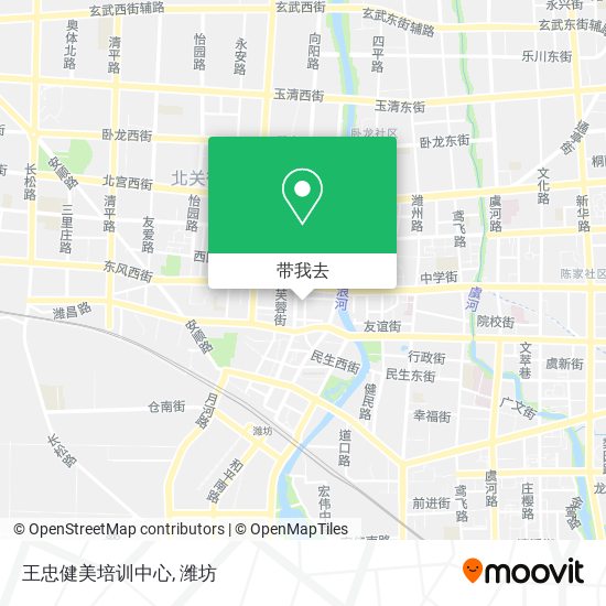 王忠健美培训中心地图