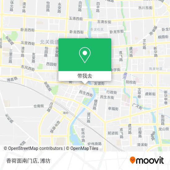香荷面南门店地图