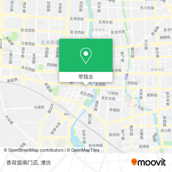 香荷面南门店地图