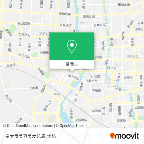 皇太后美容美发总店地图