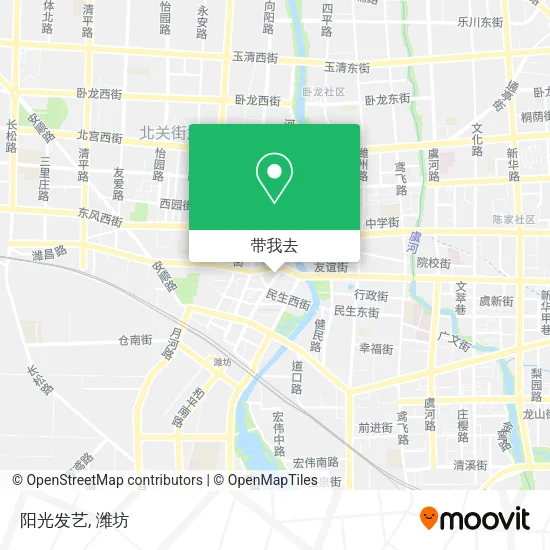 阳光发艺地图