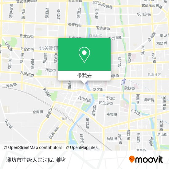 潍坊市中级人民法院地图