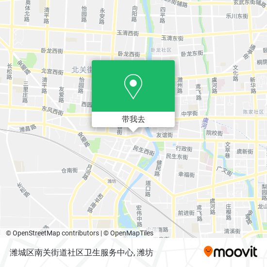 潍城区南关街道社区卫生服务中心地图