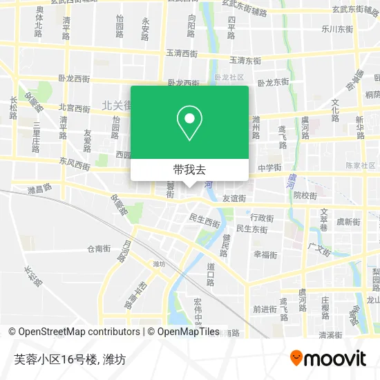 芙蓉小区16号楼地图