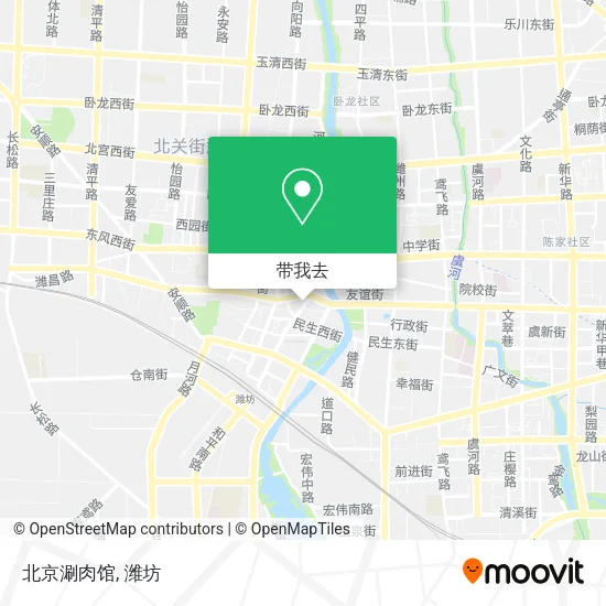 北京涮肉馆地图