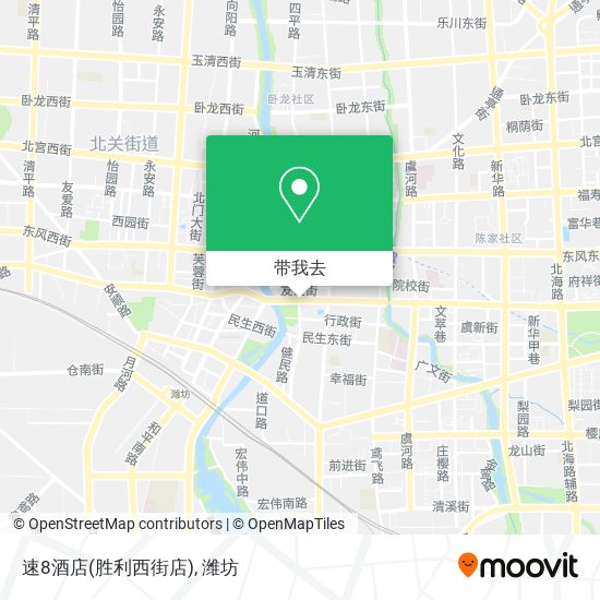 速8酒店(胜利西街店)地图