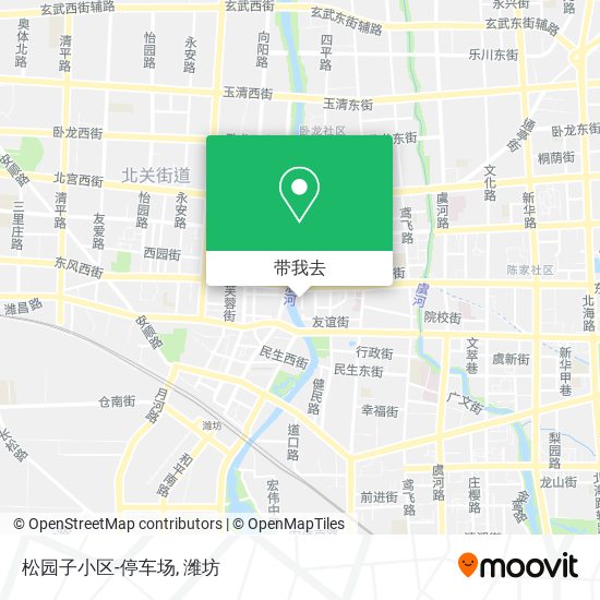松园子小区-停车场地图