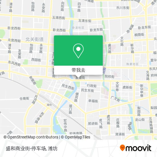 盛和商业街-停车场地图