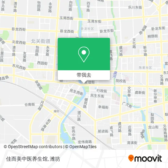 佳而美中医养生馆地图