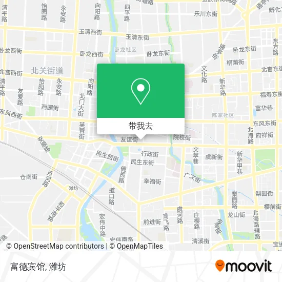富德宾馆地图