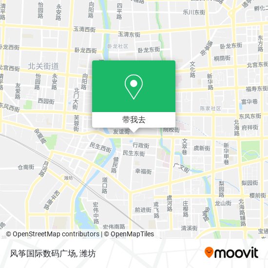 风筝国际数码广场地图