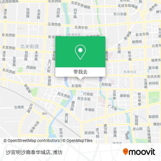 沙宣明沙廊泰华城店地图