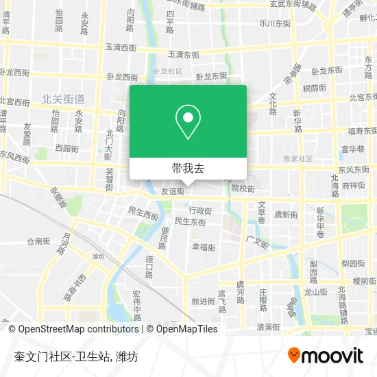 奎文门社区-卫生站地图