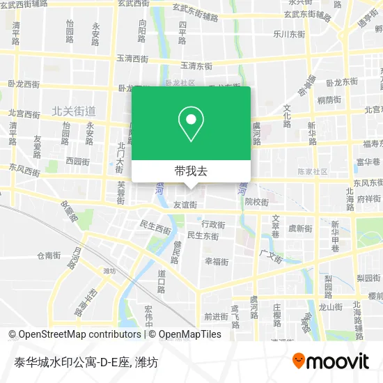 泰华城水印公寓-D-E座地图