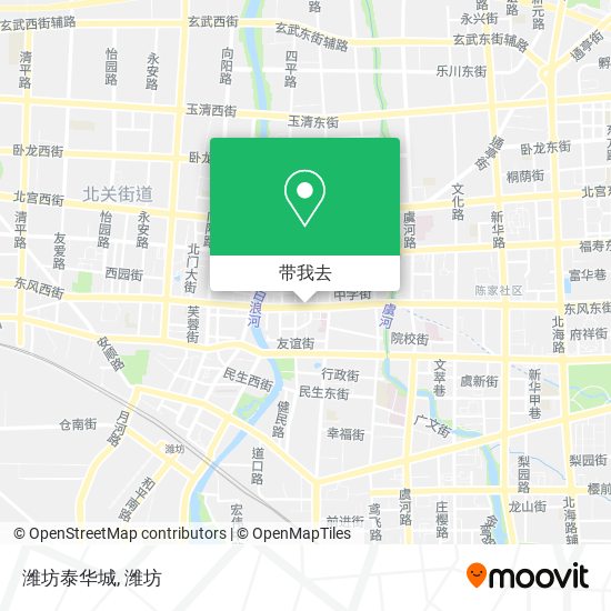 潍坊泰华城地图
