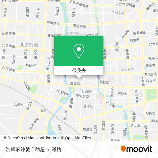 浩鲜麻辣烫自助超市地图