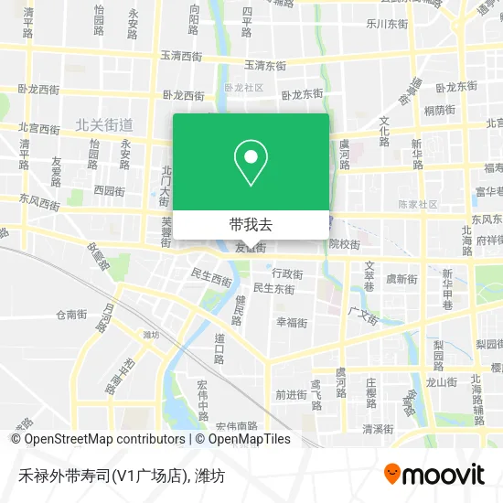 禾禄外带寿司(V1广场店)地图