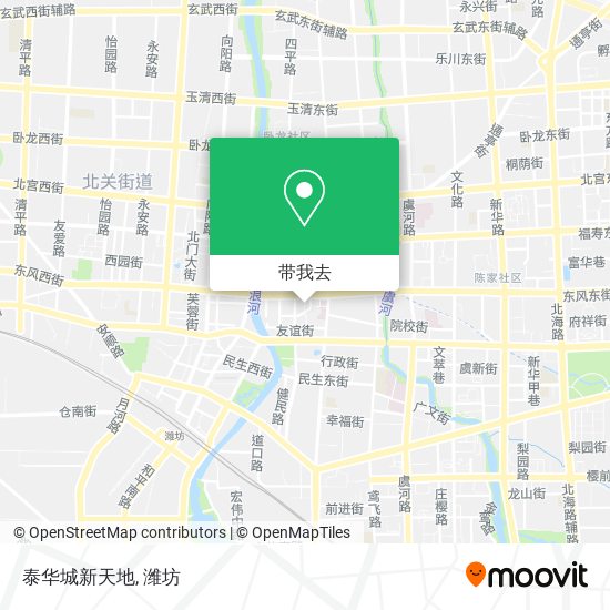 泰华城新天地地图