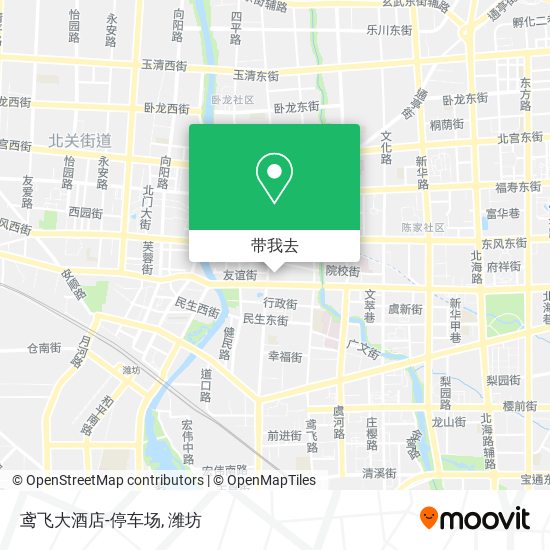鸢飞大酒店-停车场地图