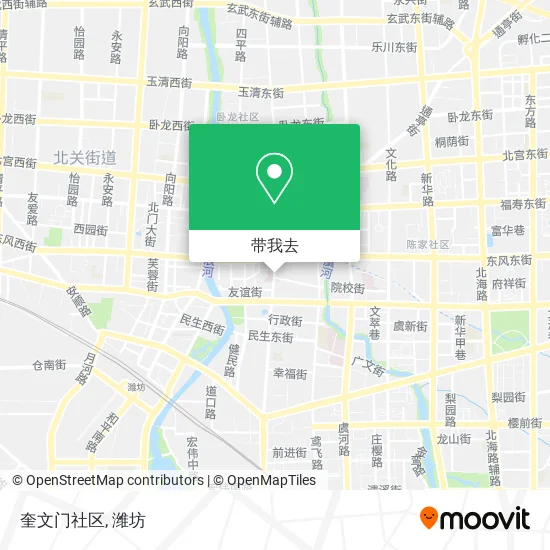 奎文门社区地图