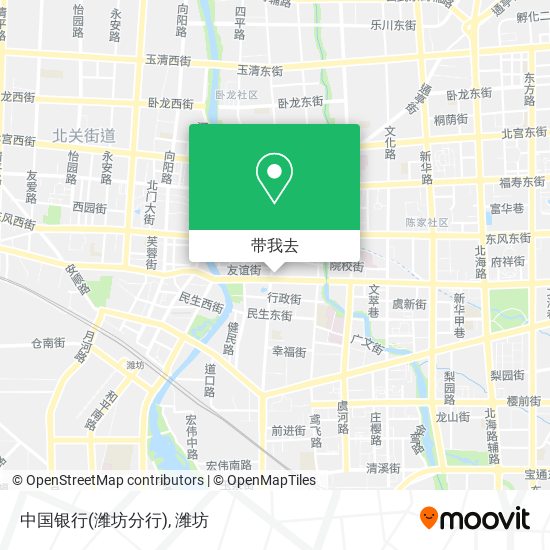 中国银行(潍坊分行)地图