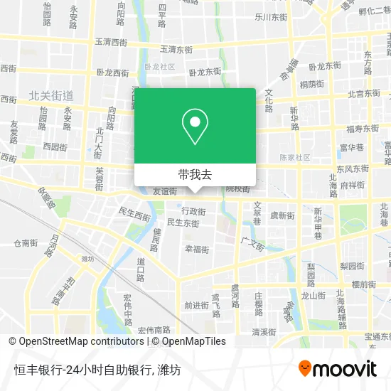 恒丰银行-24小时自助银行地图