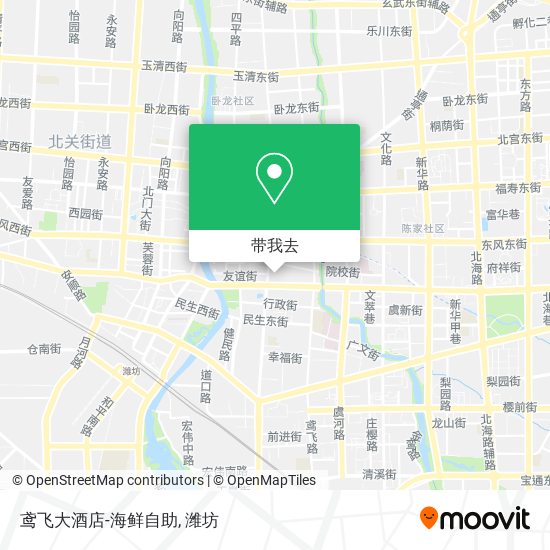 鸢飞大酒店-海鲜自助地图