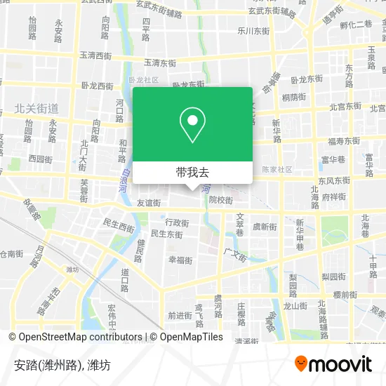 安踏(潍州路)地图