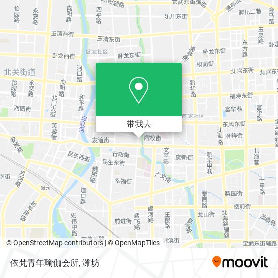 依梵青年瑜伽会所地图