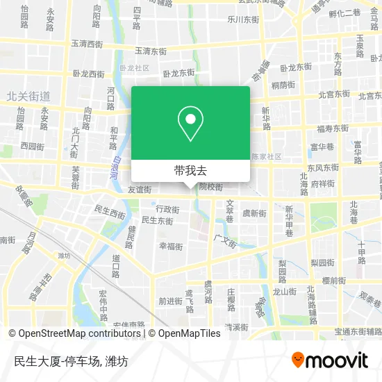 民生大厦-停车场地图