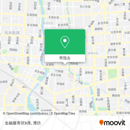 金融服务区b座地图